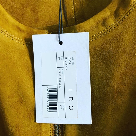 Iro belted suede jacket - Picture 2 of 3